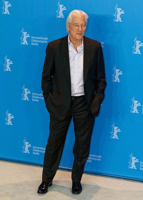 Richard Gere The Dinnerissä Berlinalen 2017 aikana