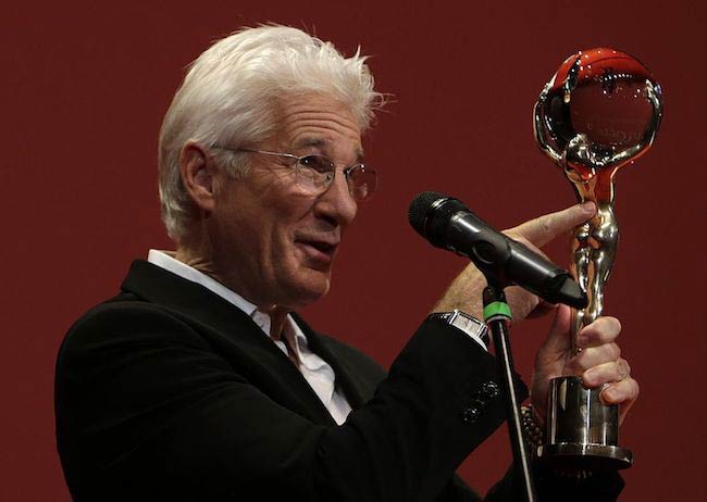 Richard Gere 50. Karlovy Varyn kansainvälisen elokuvafestivaalin avajaisissa vuonna 2015