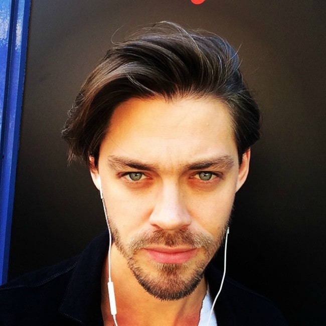 Tom Payne i en Instagram-selfie som set i juni 2015
