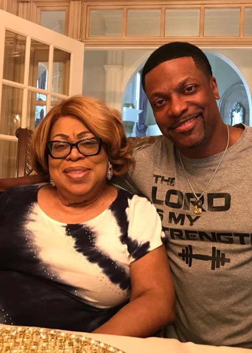 Chris Tucker og moren hans, som sett i mai 2019