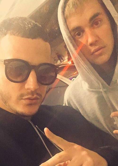 DJ Snake og Justin Bieber i en Instagram-selfie som set i september 2016