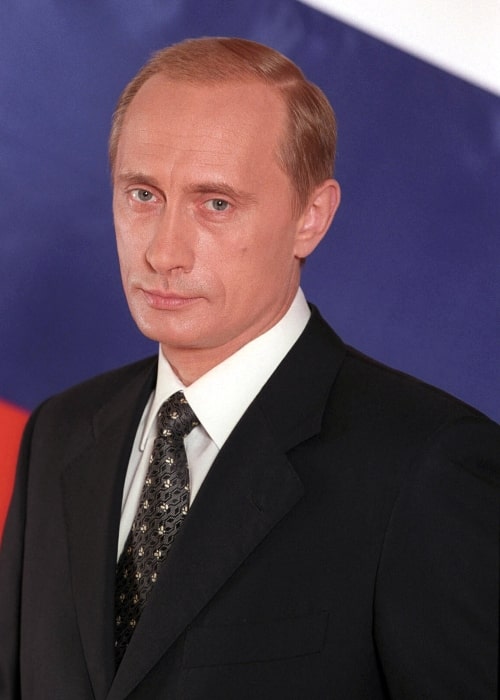 Præsident Vladimir Putin som set i hans officielle portræt