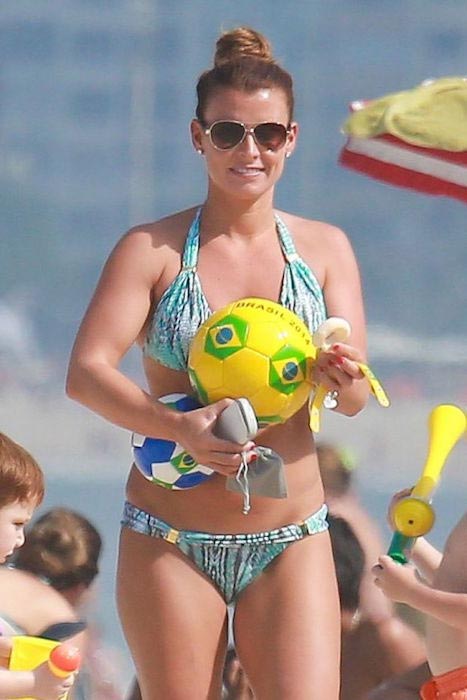 Coleen Rooney bikiniferie Rio de Janeiro juni 2014