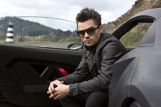 Dominic Cooper i et stillbillede fra Need for Speed ​​2014-film