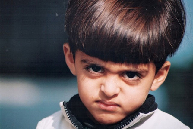 Karan Brar ως παιδί (παιδική φωτογραφία)