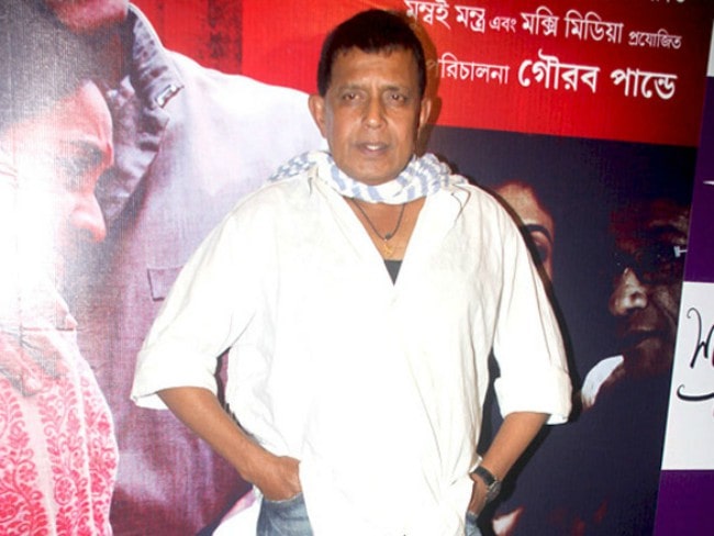 Mithun Chakraborty ved premieren på den bengalske film Shukno Lanka i august 2012