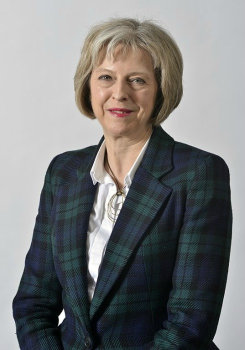 Theresa May set i maj 2015
