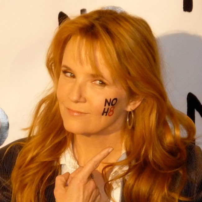 Lea Thompson som set på et billede taget under annoncering af NOH8 -kampagnen den 4. januar 2009