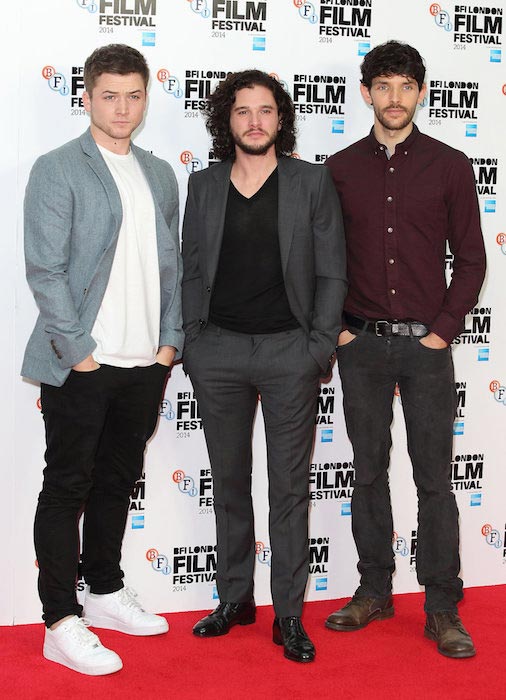 Taron Egerton, Kit Harington og Colin Morgan ved BFI London Film Festival 2014
