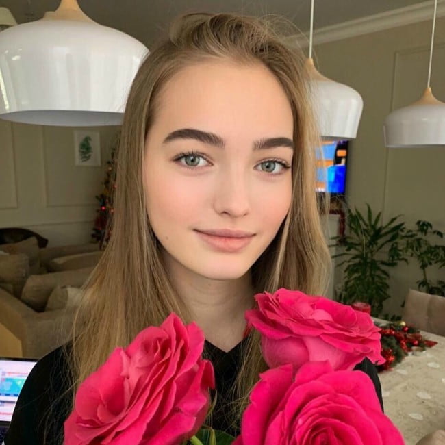 Anastasia Bezrukova i et Instagram -opslag set i januar 2020