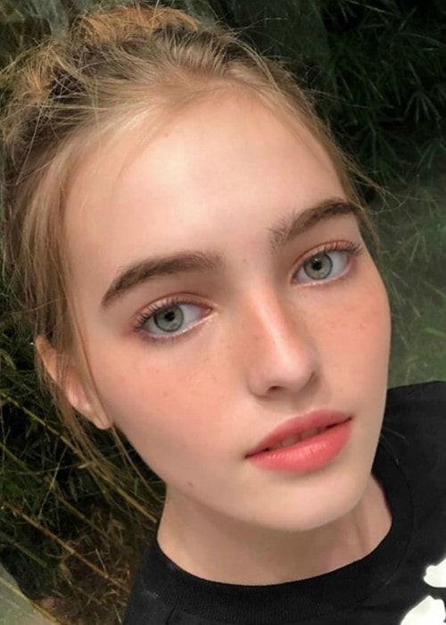 Anastasia Bezrukova i en Instagram -selfie set i november 2018