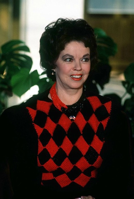 Shirley Temple κατά τη διάρκεια εκδήλωσης τον Οκτώβριο του 1990