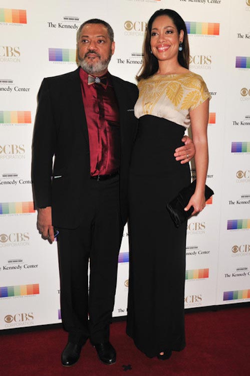 Η Laurence Fishburne και η Gina Torres στο 38ο ετήσιο γκαλά τιμών του Κέντρου Kennedy στις 6 Δεκεμβρίου 2015