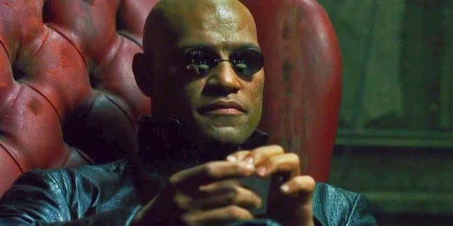Η Laurence Fishburne ως Morpheus στη διαφήμιση Super Bow με θέμα Kia's Matrix