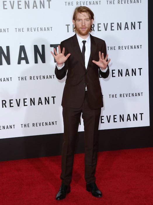 Domhnall Gleeson på "The Revenant"-premieren 16. desember 2015 i Hollywood