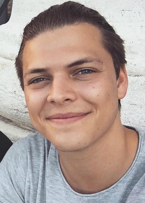 Alex Høgh Andersen i en Instagram -selfie set i juni 2018
