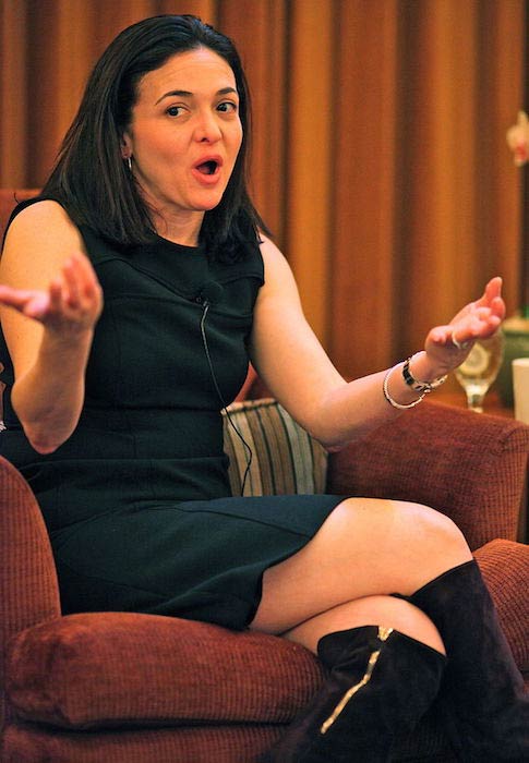 Sheryl Sandberg under TED Women talk om ledelse i 2010