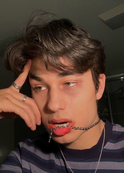 Kio Cyr i en Instagram-selfie som set i november 2019