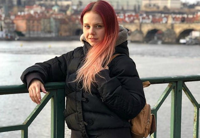 Jaja Vankova i et Instagram-opslag som set i februar 2018