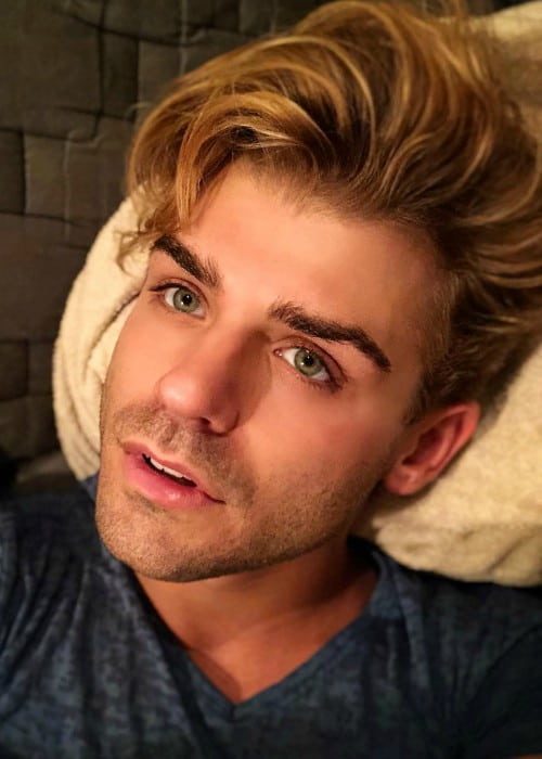 Garrett Clayton i en Instagram-selfie som set i september 2018
