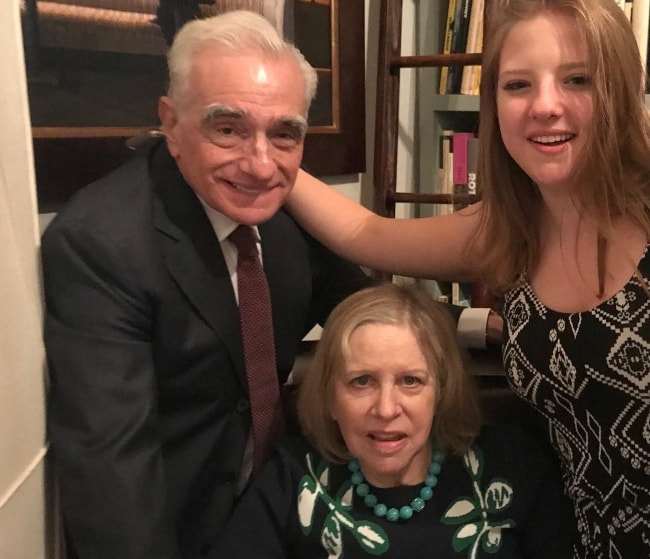 Martin Scorsese med sin familie i august 2018
