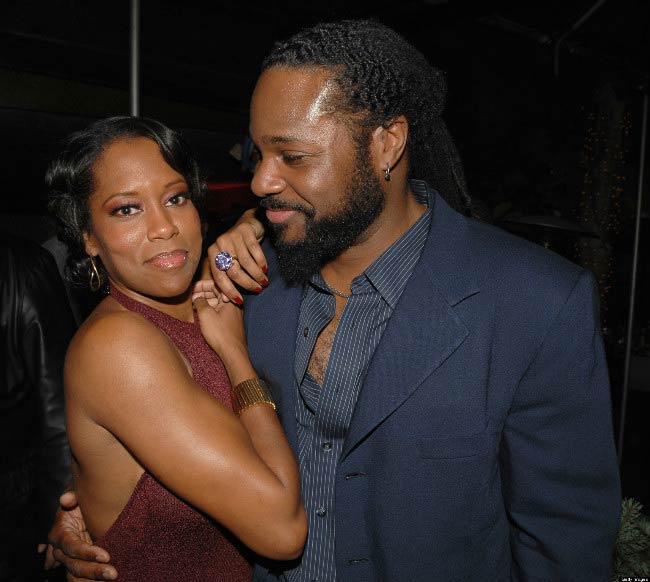 Regina King a Malcolm-Jamal Warner na verejnom podujatí v roku 2013