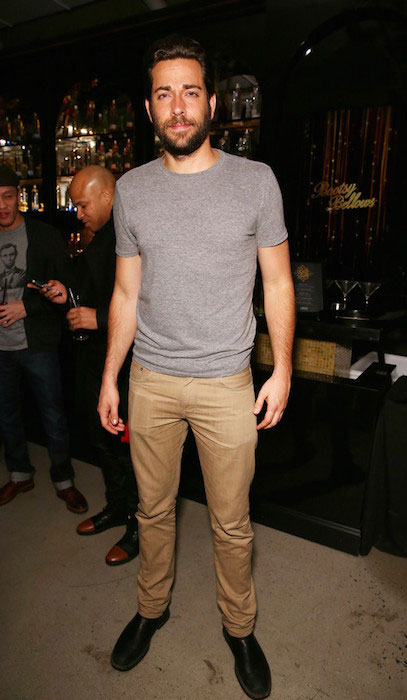 Zachary Levi ved 2014 Super Bowl Party