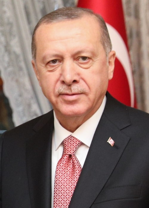 Ρετζέπ Ταγίπ Ερντογάν όπως φαίνεται τον Νοέμβριο του 2018