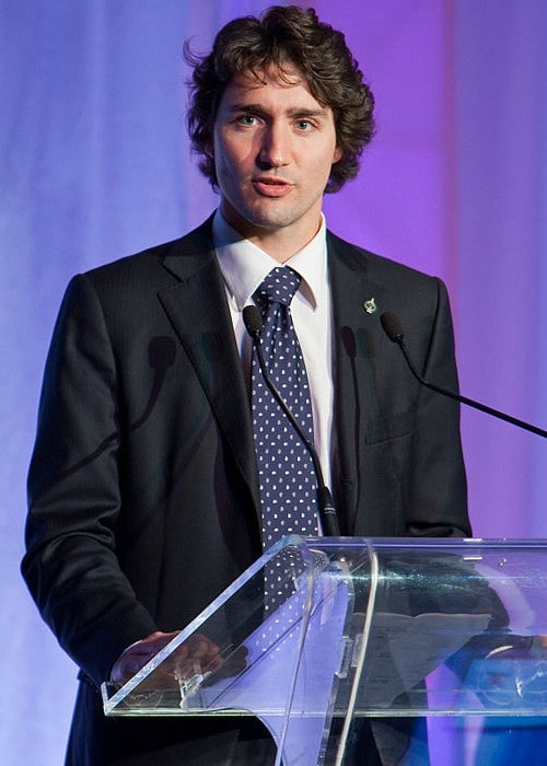 Ο Justin Trudeau κατά τη διάρκεια μιας εκδήλωσης τον Νοέμβριο του 2009