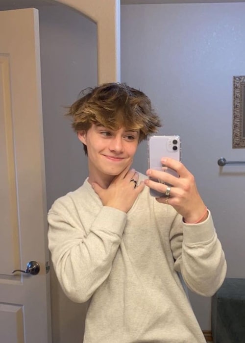 Bryce McKenzie som set i en selfie, der blev taget i oktober 2020