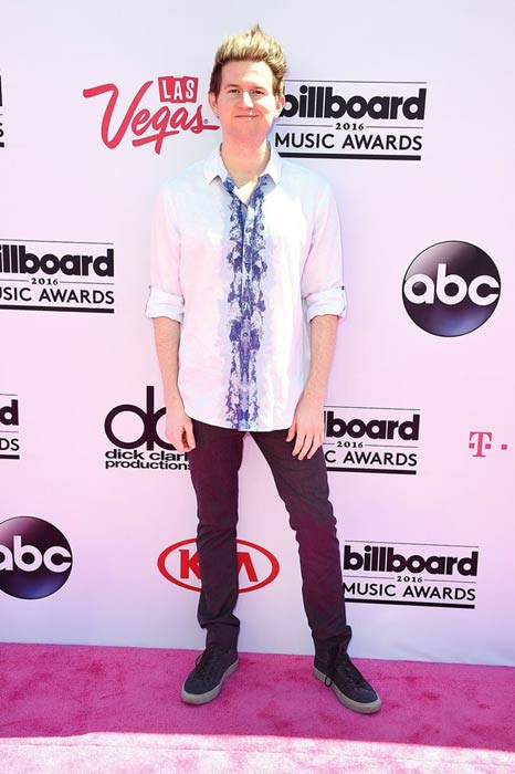 Ricky Dillon počas Billboard Music Awards, ktoré sa konalo v T-Mobile Arena v Las Vegas, Nevada 22. mája 2016