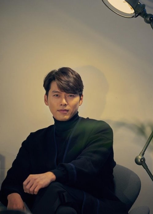 Ο Hyun Bin όπως φαίνεται σε μια φωτογραφία που τραβήχτηκε τον Οκτώβριο του 2018