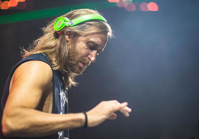 David Guetta počas Miami Ultra Music Festival 2015