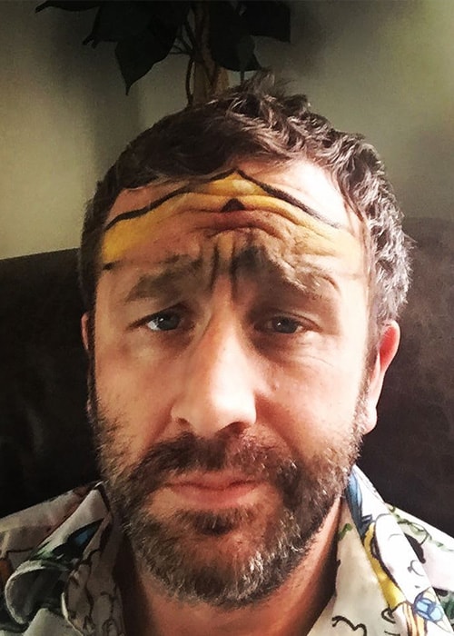 Chris O'Dowd i en Instagram Selfie som ble sett i oktober 2017