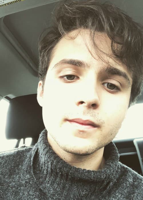 Dylan Schmid i en Instagram -selfie sett i april 2018