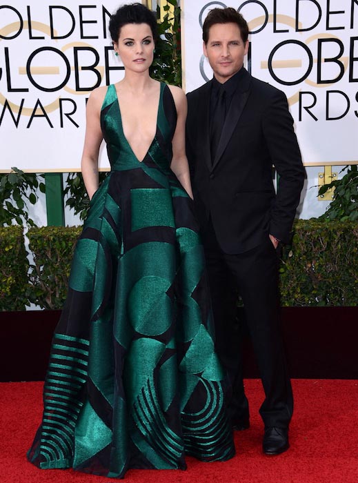 Peter Facinelli og hans tidligere forlovede Jaimie Alexander ved Golden Globes After Party den 10. januar 2016