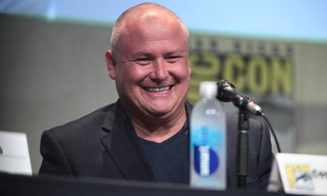 Η Conleth Hill χαμογελά κατά τη διάρκεια του San Diego Comic-Con International του 2015 για το "Game of Thrones" τον Ιούλιο του 2015