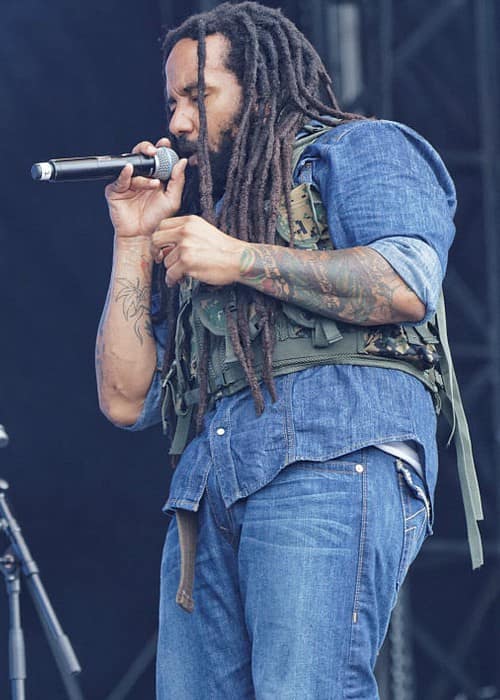 Ky-Mani Marley, jak je vidět v červenci 2014