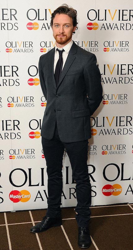 James McAvoy na podelitvi nagrad Olivier 2015