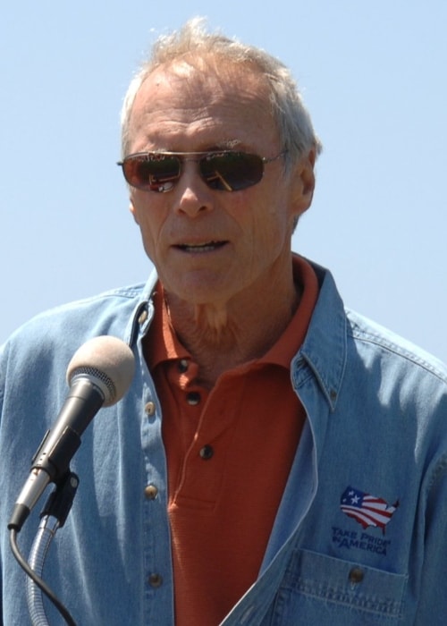 Clint Eastwood, jak je vidět v Boekel, Holandsko v květnu 2005