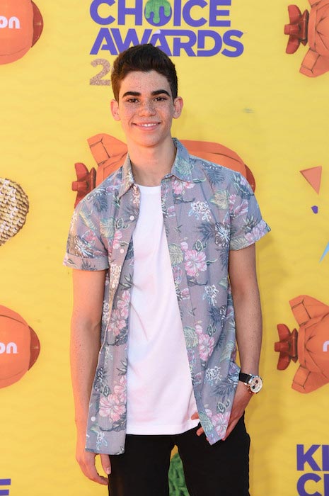 Cameron Boyce na podelitvi letnih nagrad Kids Choice Awards Nickelodeon 2015