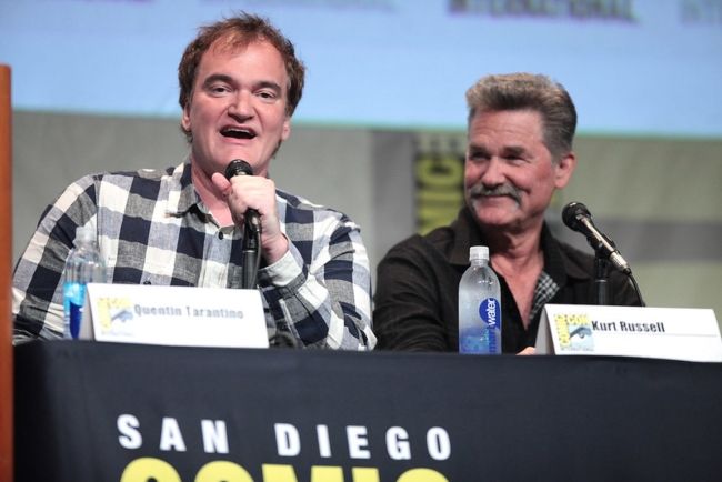 Kurt sett med Quentin Tarantino på San Diego Comic-Con i 2015 for The Hateful Eight
