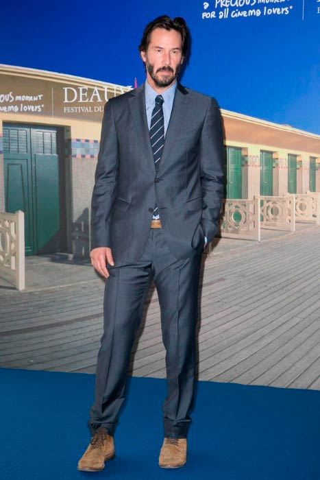 Keanu Reeves Knock Knock -valokutsussa 41. Deauvillen amerikkalaisen elokuvajuhlien aikana syyskuussa 2015