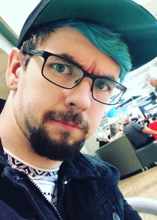 Jacksepticeye i en Instagram -selfie sett i september 2017