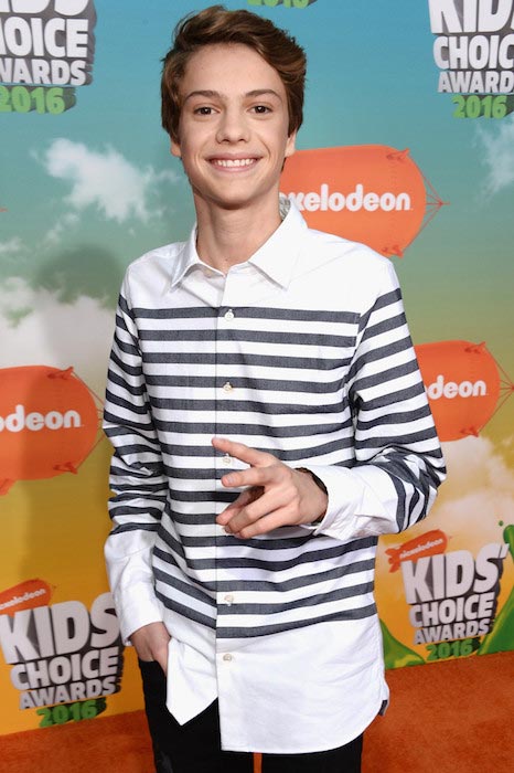 Jace Norman ved Nickelodeons Kids Choice Awards 2016