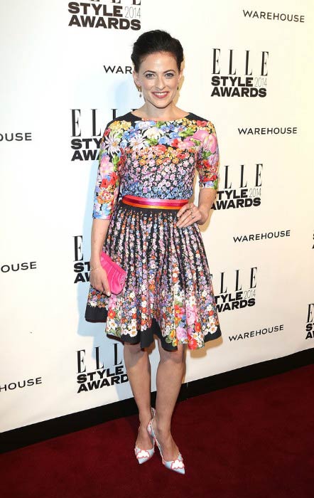 Lara Pulver Elle Style Awards -gaalassa 2014