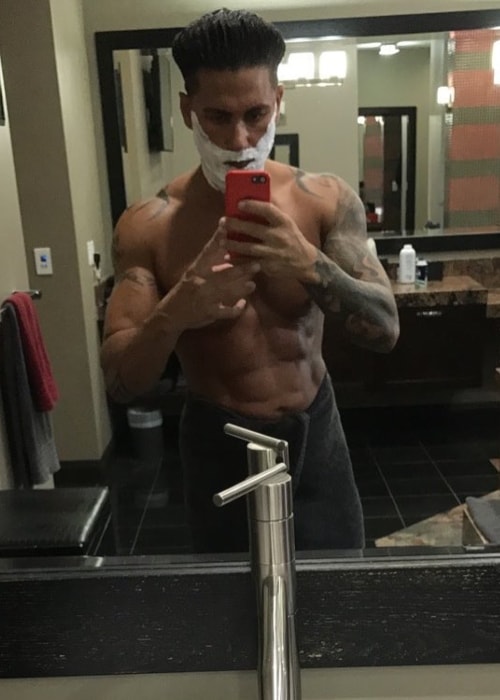 DJ Pauly D, kot je razvidno iz selfija, posnetega septembra 2017