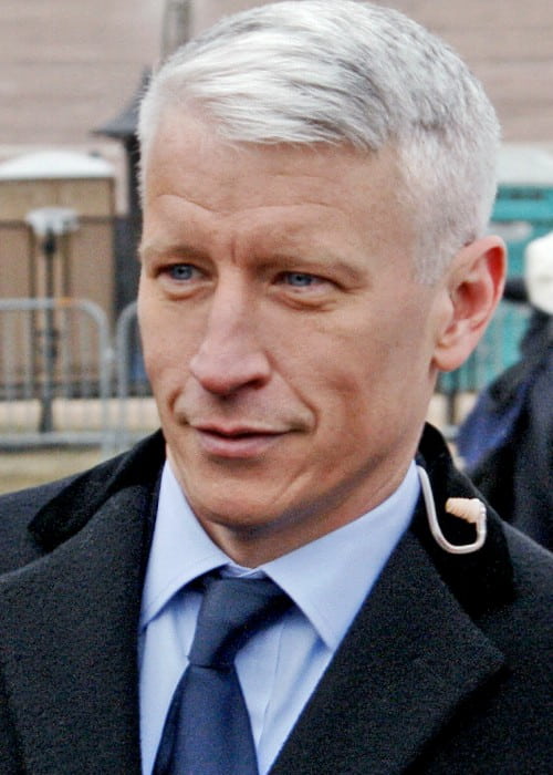 Anderson Cooper ved Obama-indsættelsen i Washington i januar 2009