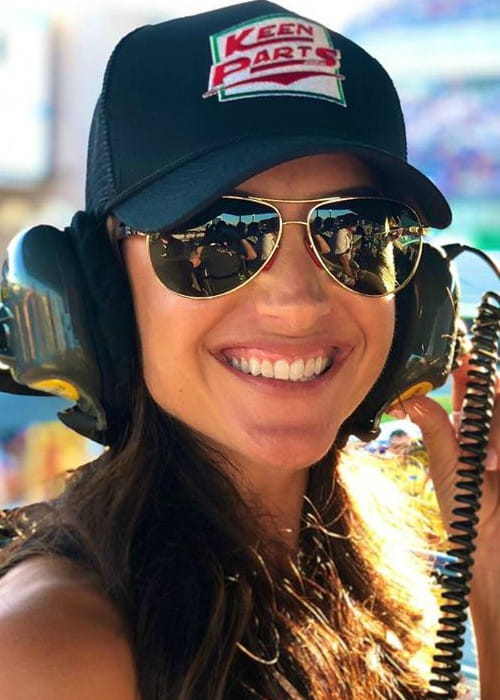 Η Emily Compagno στο Kentucky Speedway όπως φαίνεται τον Ιούλιο του 2019