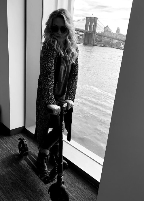Michelle Beadle στο Μανχάταν της Νέας Υόρκης τον Μάρτιο του 2018